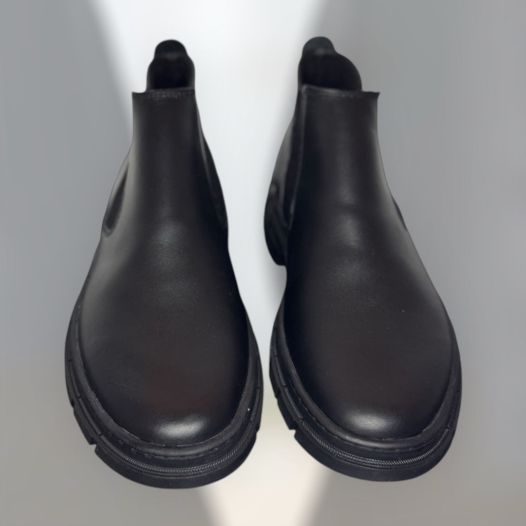 Bottines chelsea orthopédique en véritable cuir