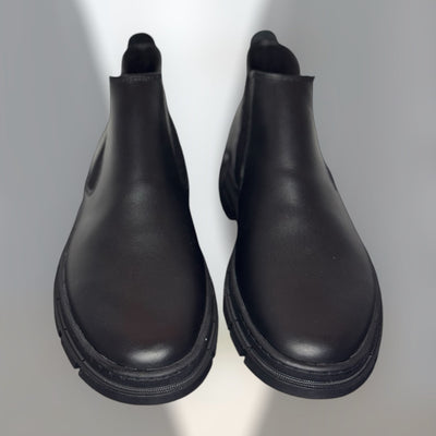 Bottines chelsea orthopédique en véritable cuir
